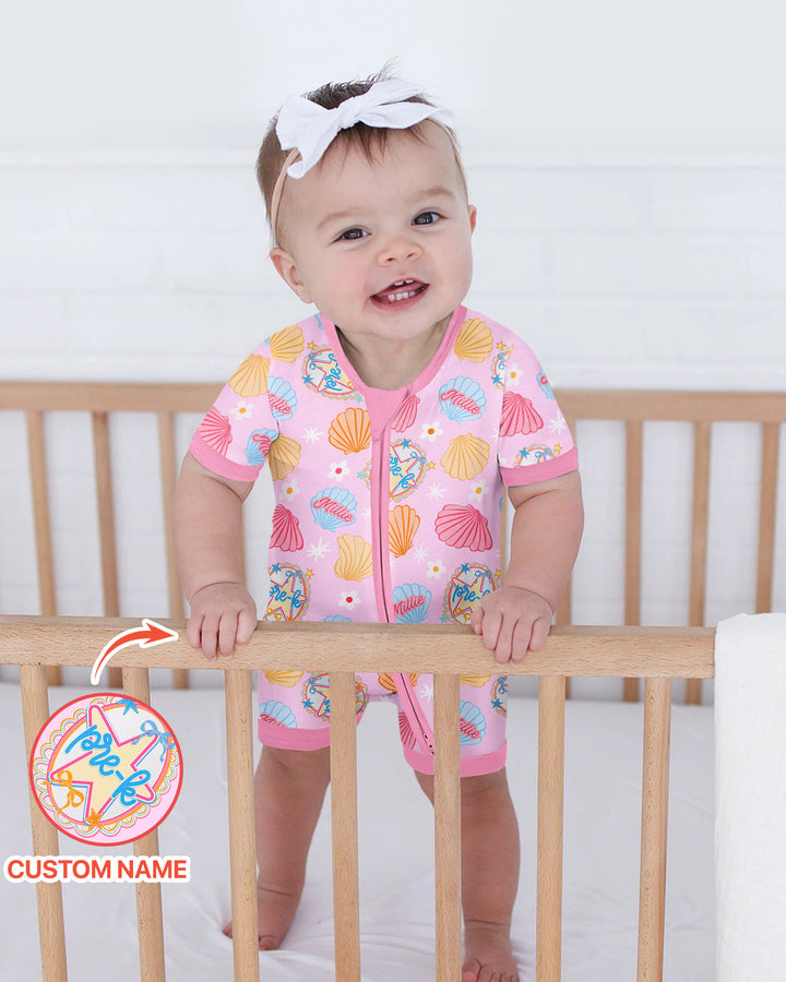 Mermaid Back To School Bamboo Shorty Zippy