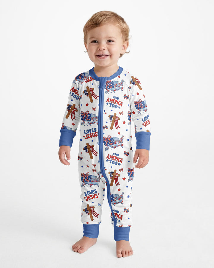 Loves Jesus And America Too Bamboo Convertible Zippy
