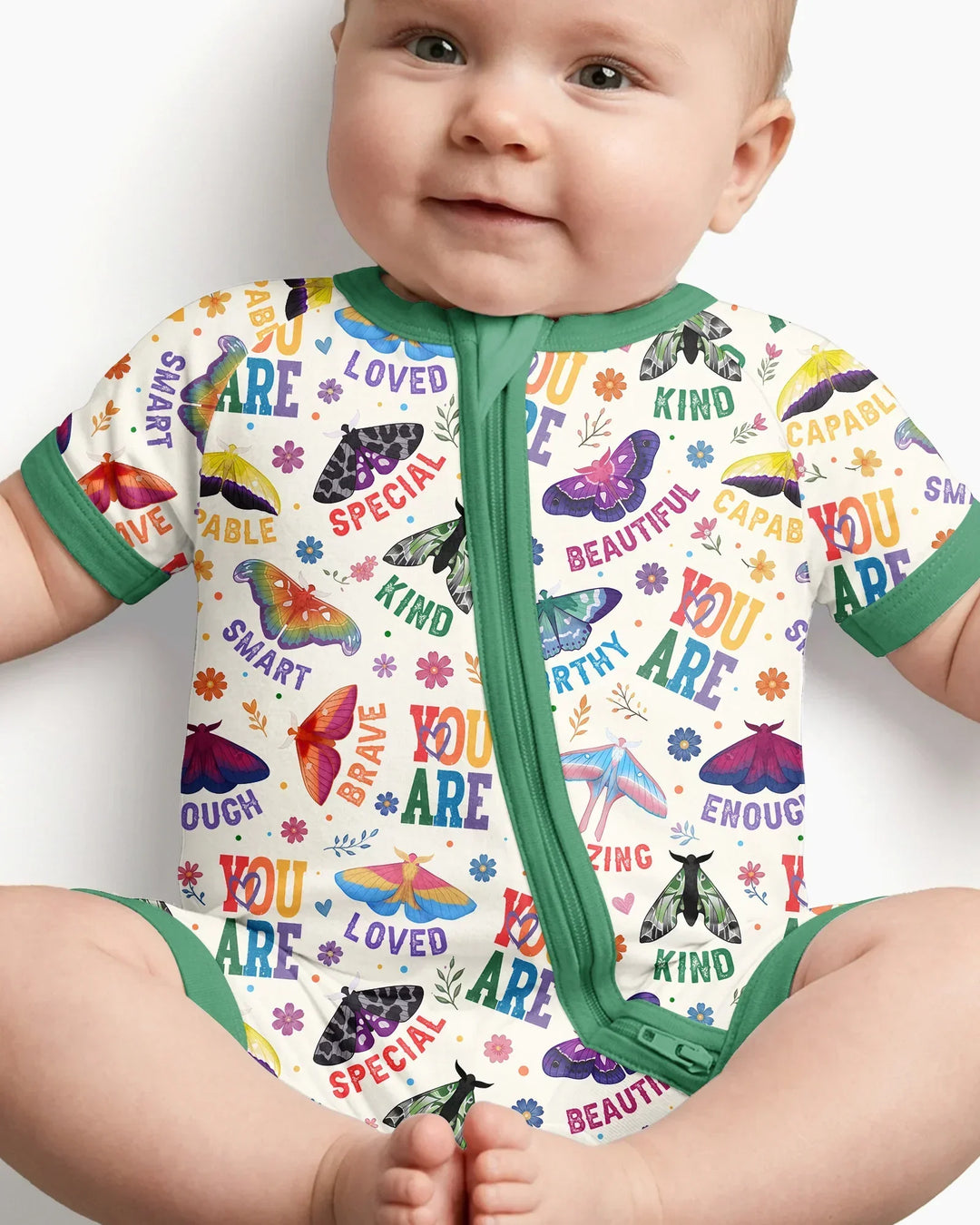 Proud Wings Family Matching Bamboo Shorty Zippy