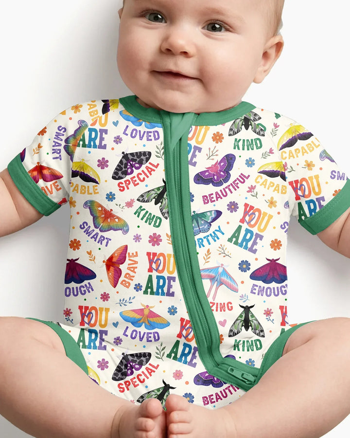 Proud Wings Family Matching Bamboo Shorty Zippy