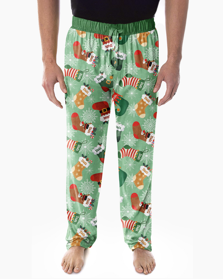 Christmas Crew Family Matching  Bamboo Men's Pajama Set