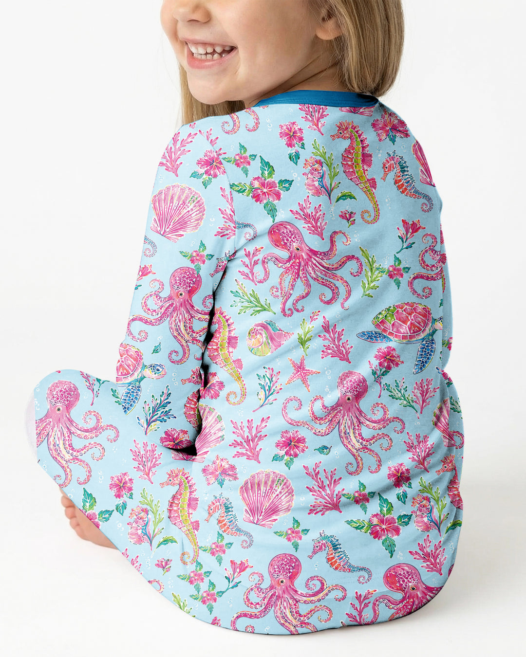 Preppy Palm Beach Bamboo Two Piece Long Sleeve Pajama Set