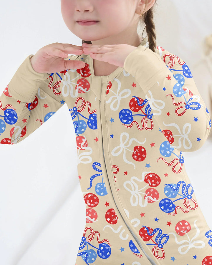 Cherry America 4th of July Bamboo Convertible Zippy