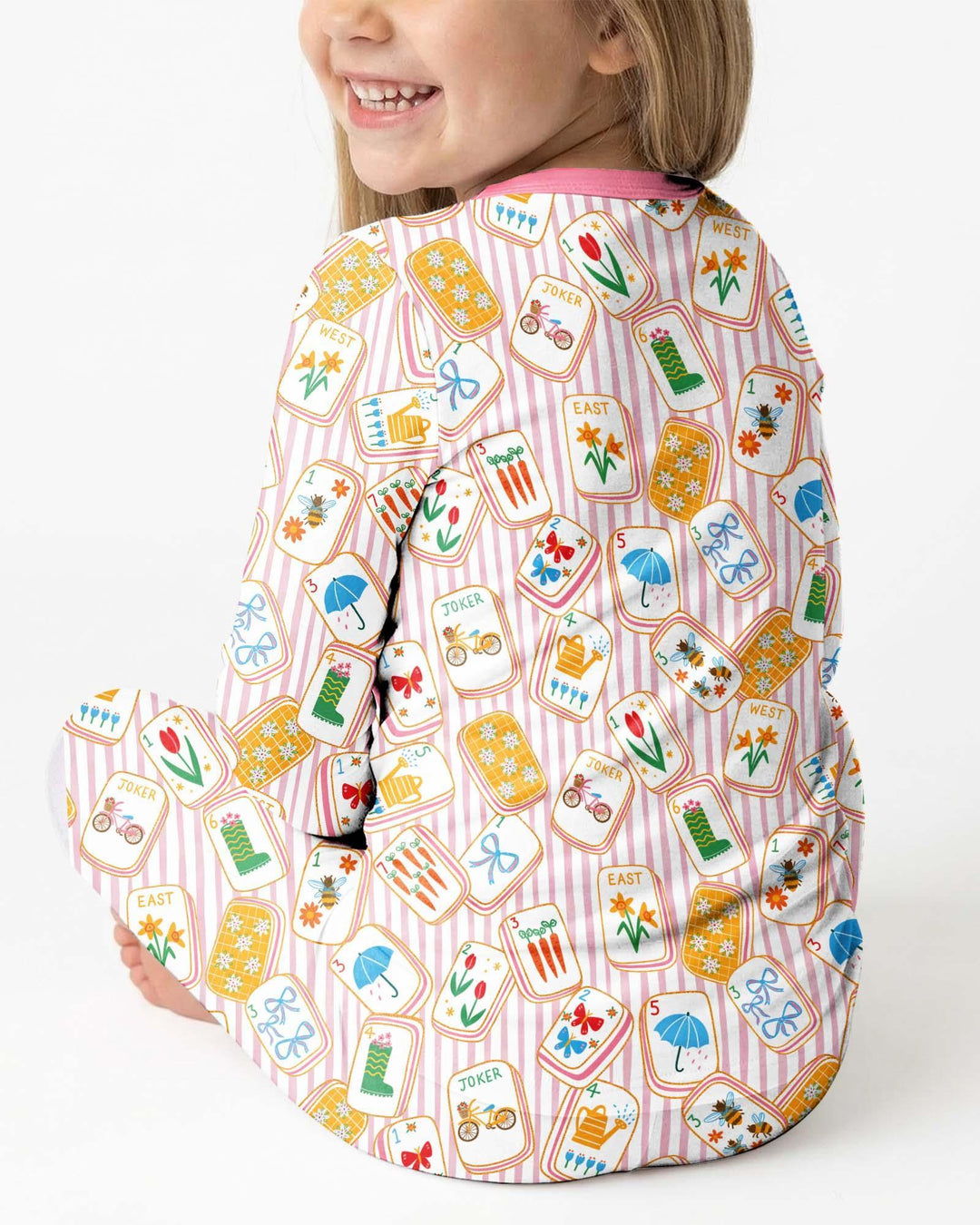 Template Bamboo Two Piece Long Sleeve Pyjamas Set
