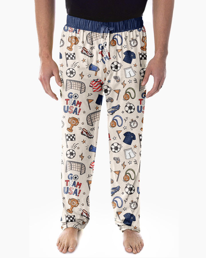 Soccer Go Team USA Bamboo Men's Pajama Set