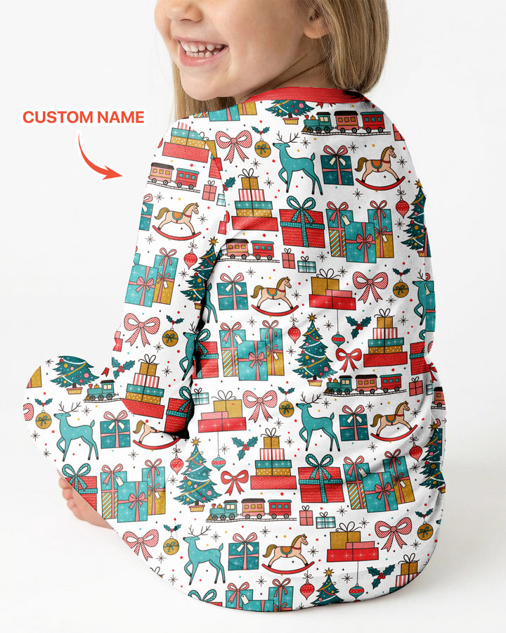 Santa’s Special Delivery Bamboo Two Piece Long Sleeve Pajama Set