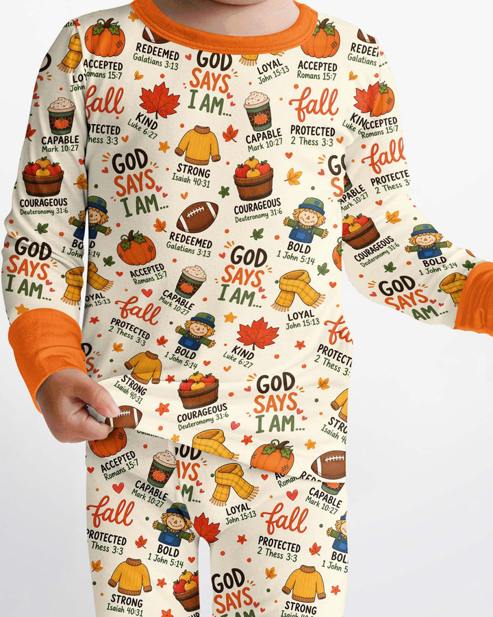 Template Bamboo Two Piece Long Sleeve Pyjamas Set