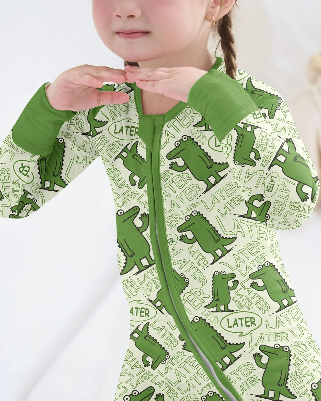 See you later, alligator! Bamboo Convertible Zippy