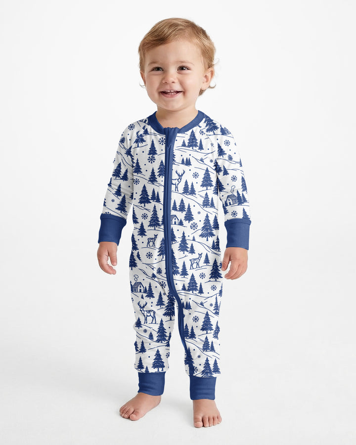 North Pole Train Bamboo Convertible Zippy