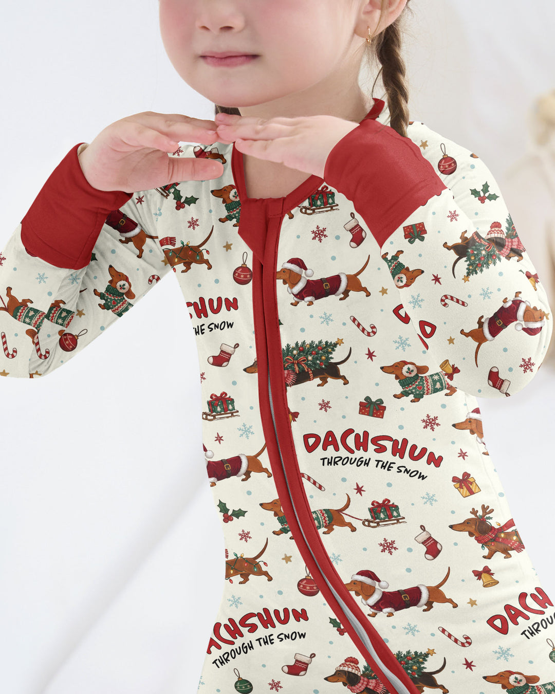 Dachshund Through The Snow Bamboo Convertible Zippy