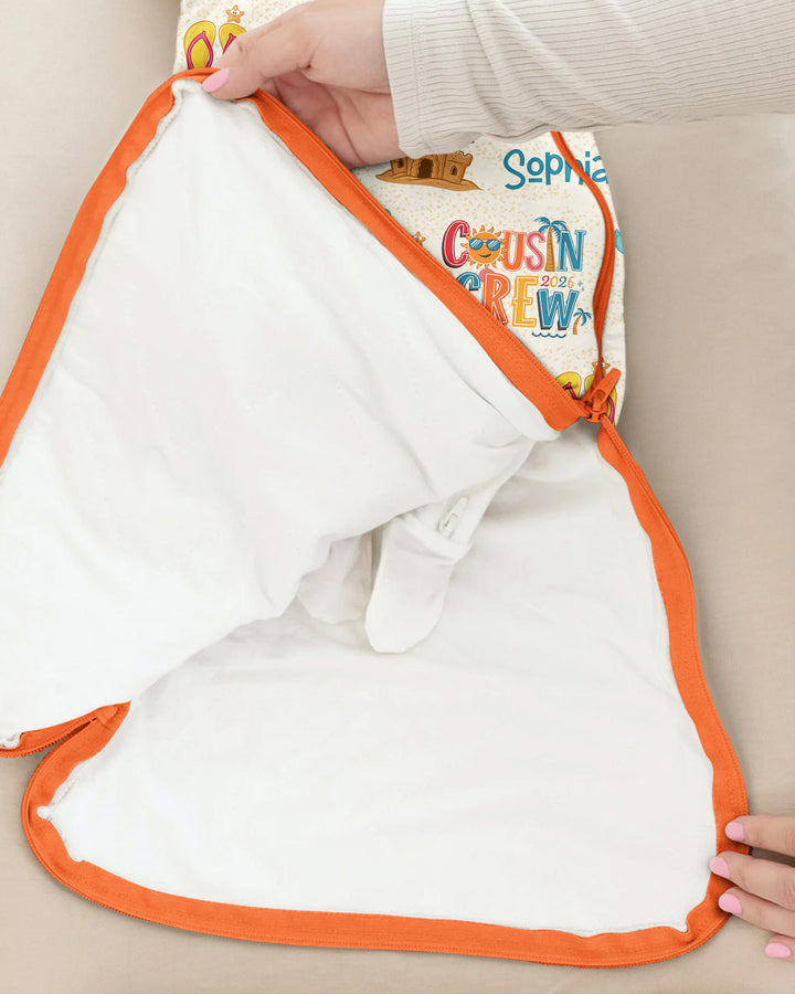 Custom Name Summer 2026 Cousin Crew Bamboo Sleep Bag
