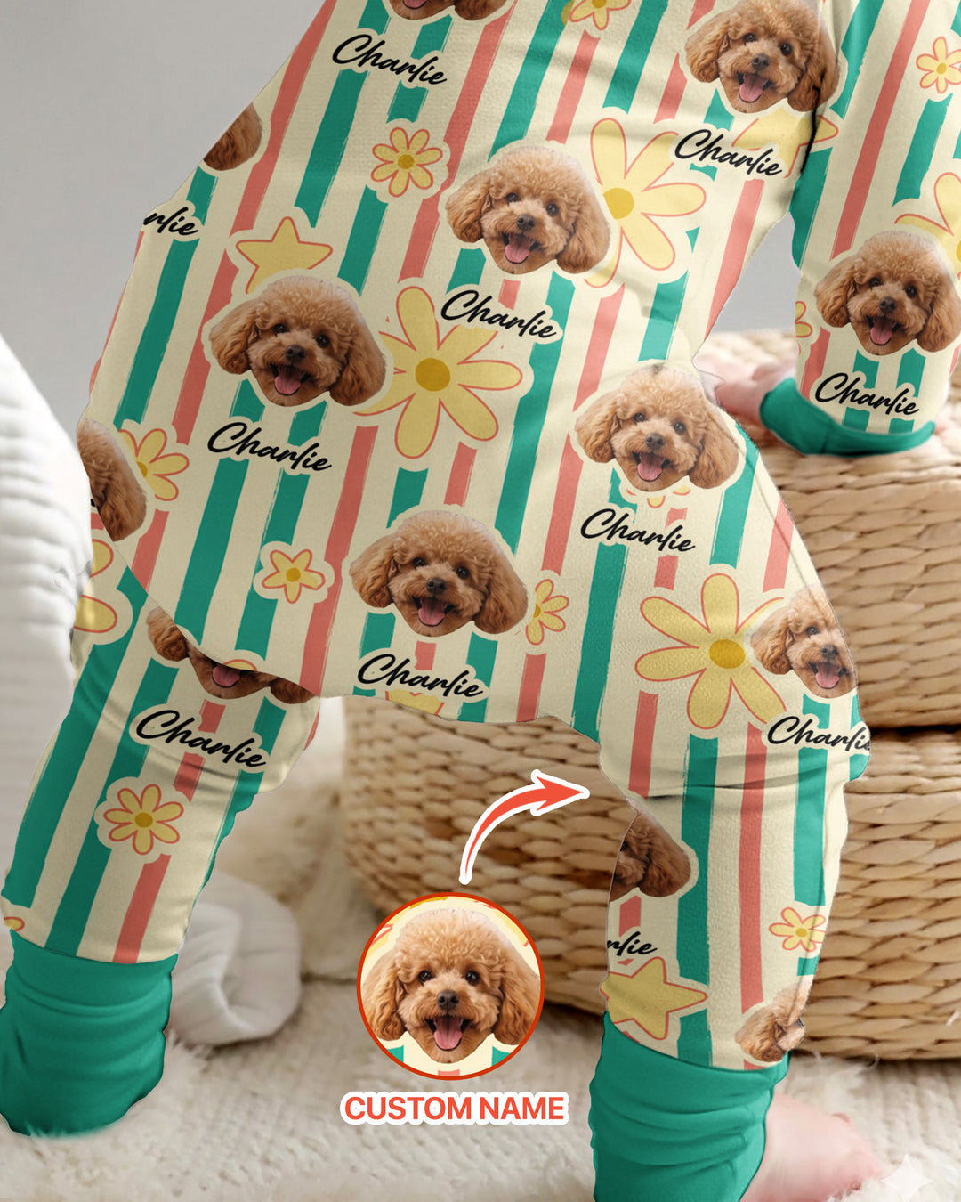 Funny Pet Pattern Bamboo Convertible Zippy