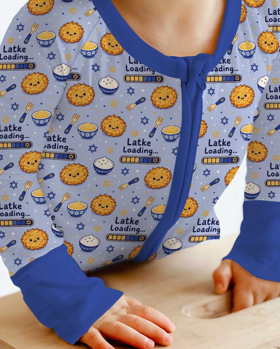 Latke For Hanukkah Bamboo Convertible Zippy