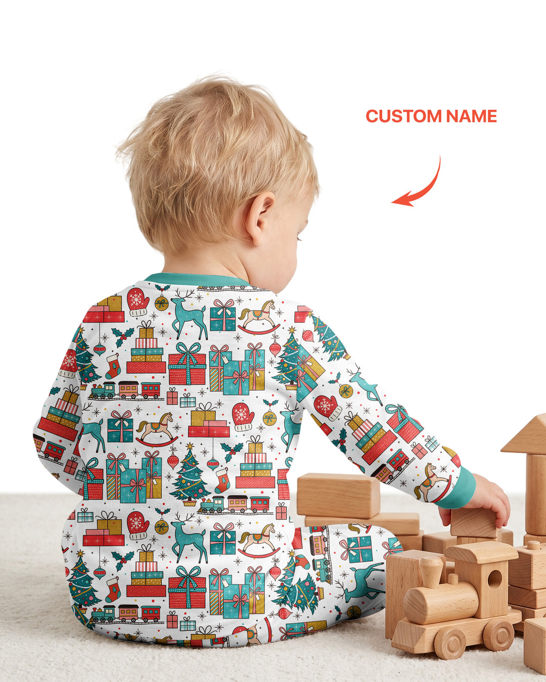 Santa’s Special Delivery Bamboo Two Piece Long Sleeve Pajama Set