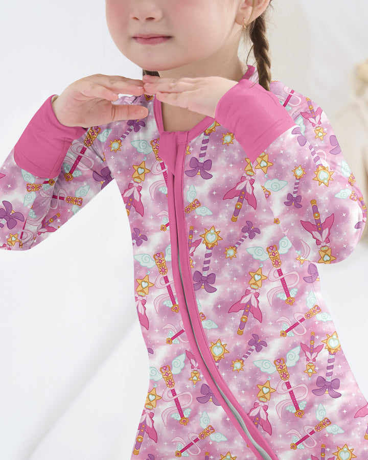 Kawaii Magical Girl Wand Bamboo Convertible Zippy