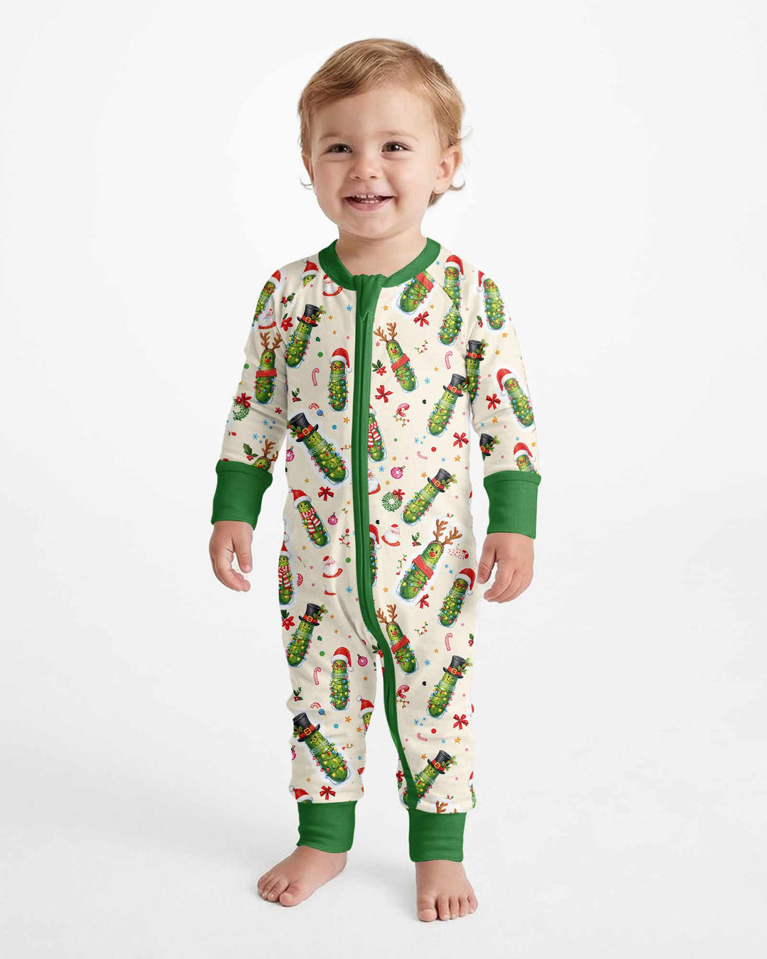 Funny Christmas Pickle Bamboo Convertible Zippy