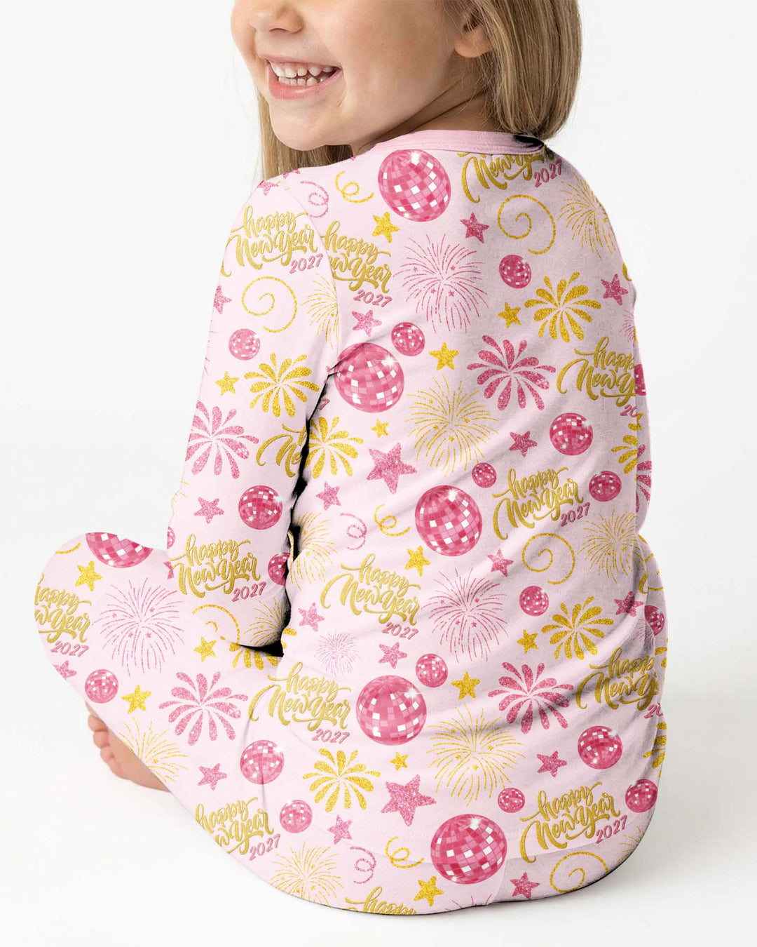 New Year's Eve Celebration 2027  Bamboo Two Piece Long Sleeve Pajama Set