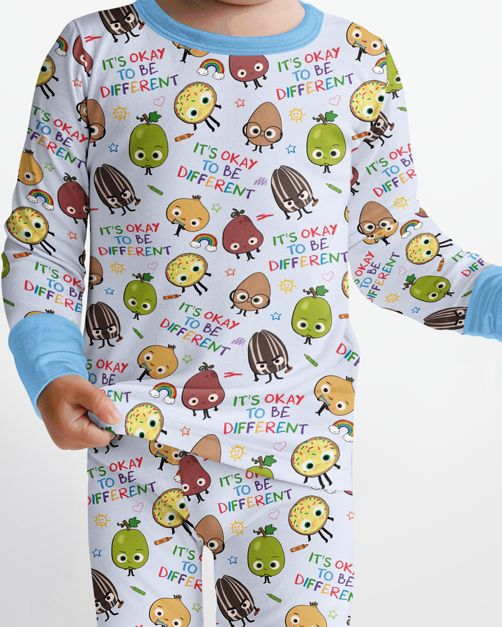 Nutty Little Friends Bamboo Two Piece Long Sleeve Pajama Set
