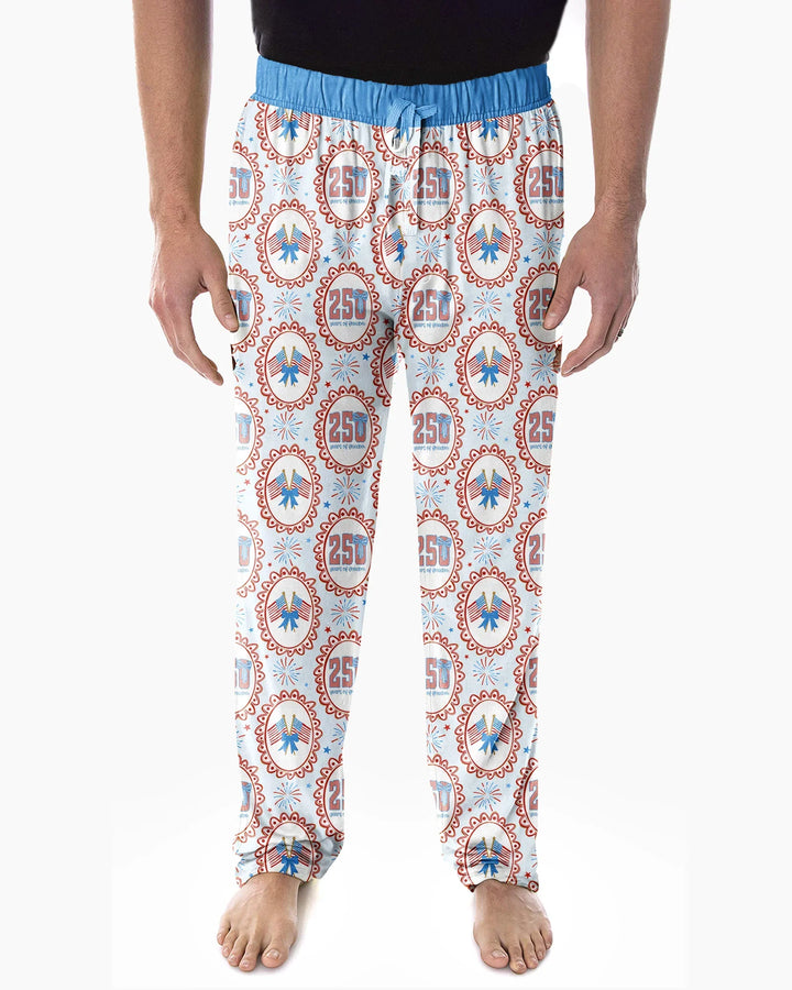 Patriotic Coquette Bamboo Men's Pajama Set