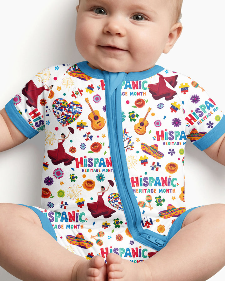 Fiesta Hispanic Heritage Month Bamboo Shorty Zippy