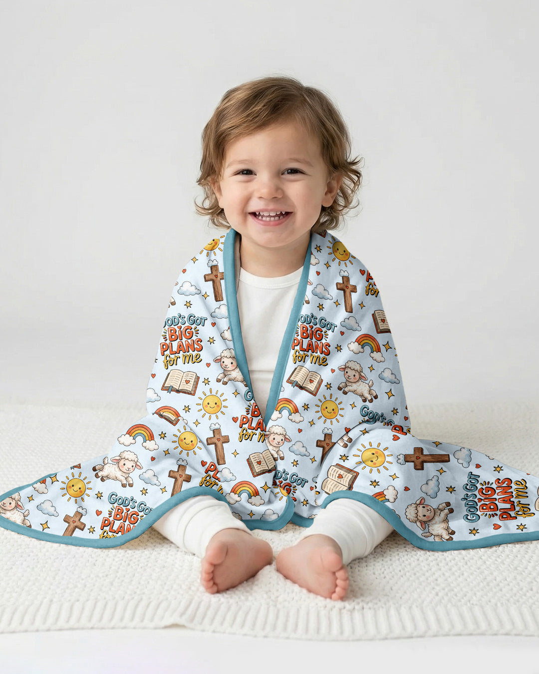 God's Got Big Plans For Me Bamboo Blanket
