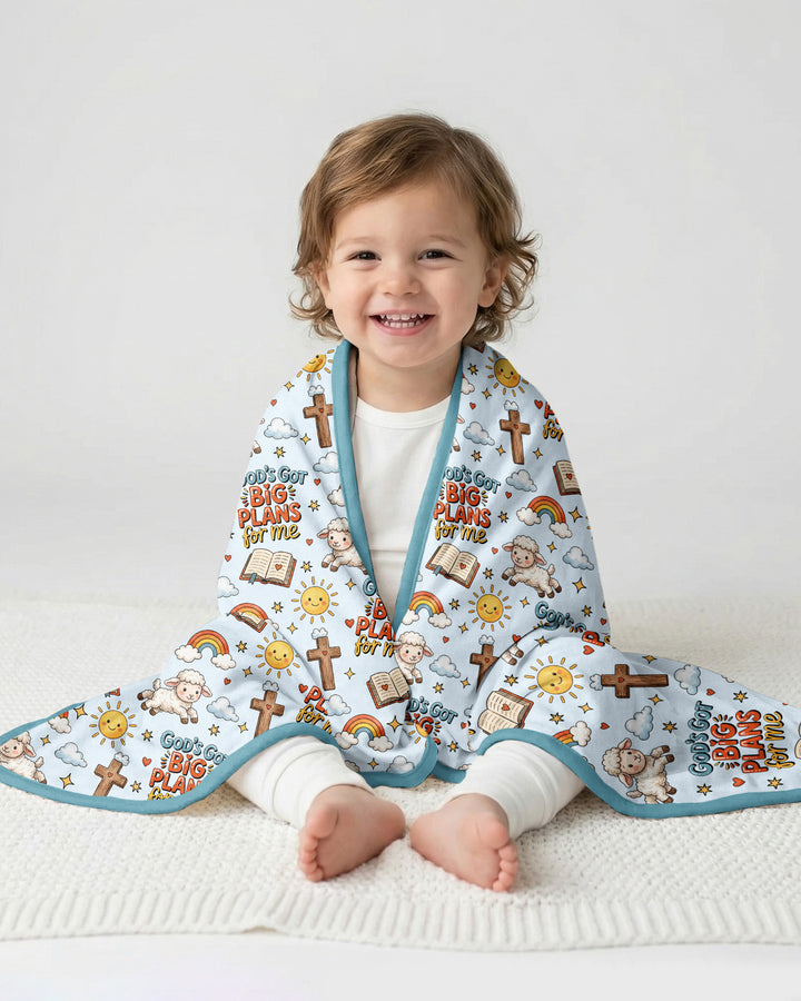 God's Got Big Plans For Me Bamboo Blanket