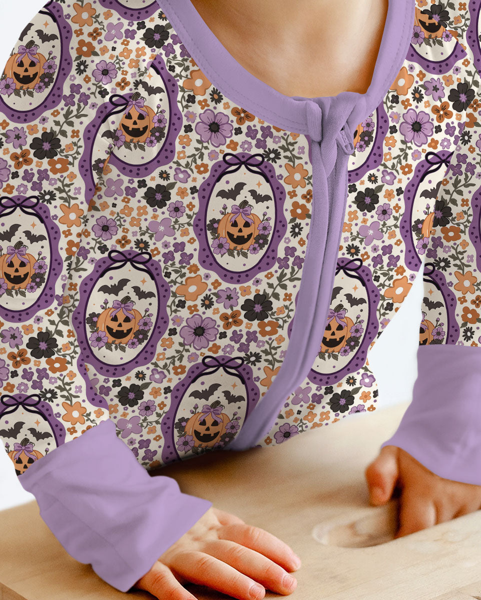 Pumpkin Cameo Garden Bamboo Convertible Zippy
