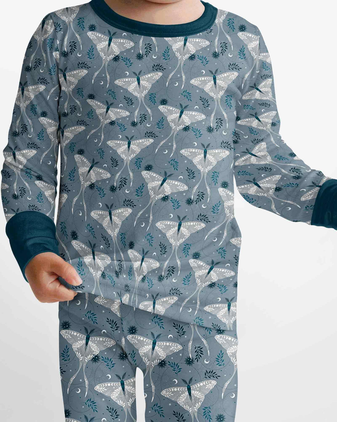 Template Bamboo Two Piece Long Sleeve Pyjamas Set