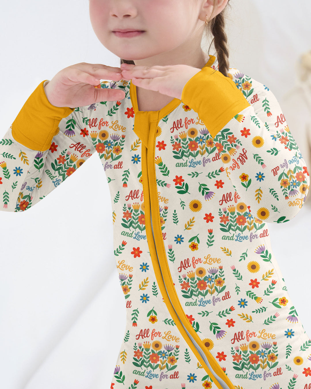 Love For All Family Matching Bamboo Convertible Zippy