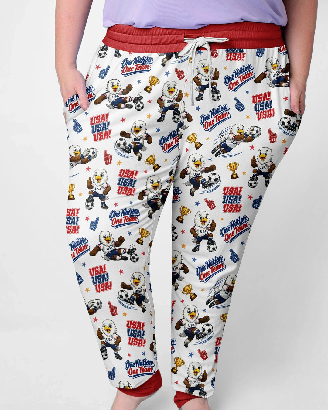 Soccer One Nation One Team Bamboo Women Pajama Set