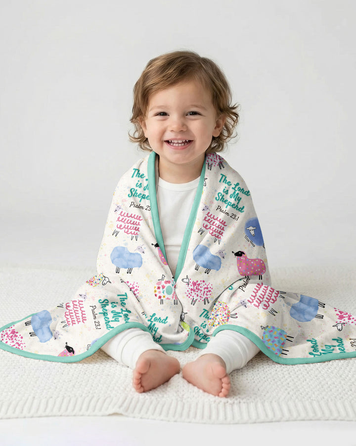 The Lord Is My Shepherd Psalm 23 Bamboo Blanket