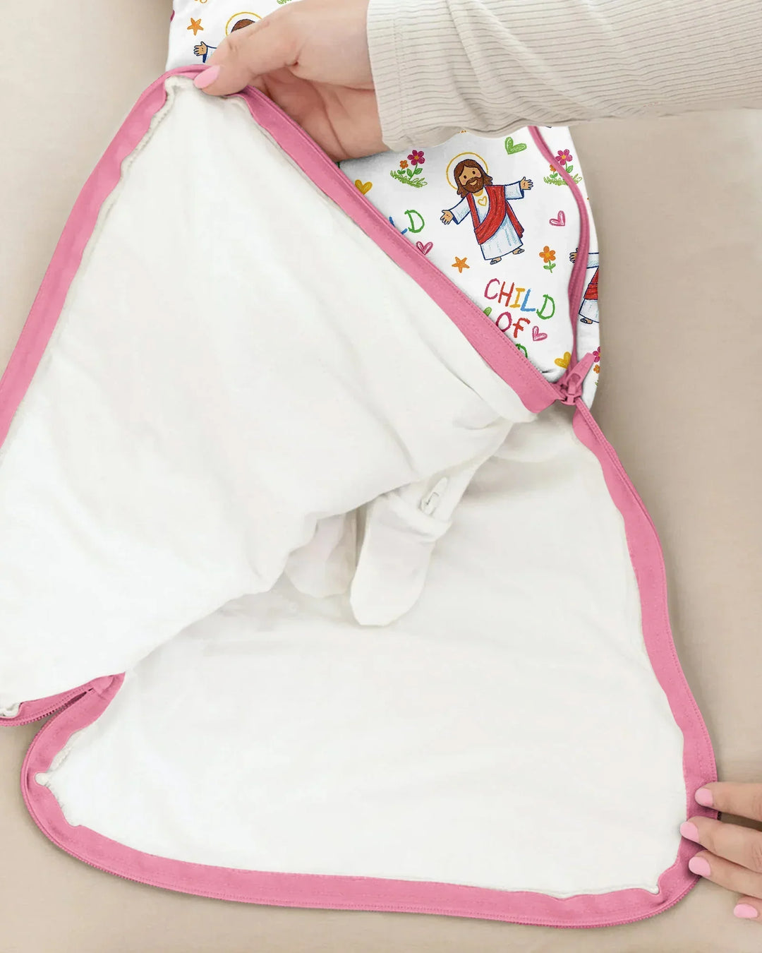 Jesus Loves Me Bamboo Sleep Bag