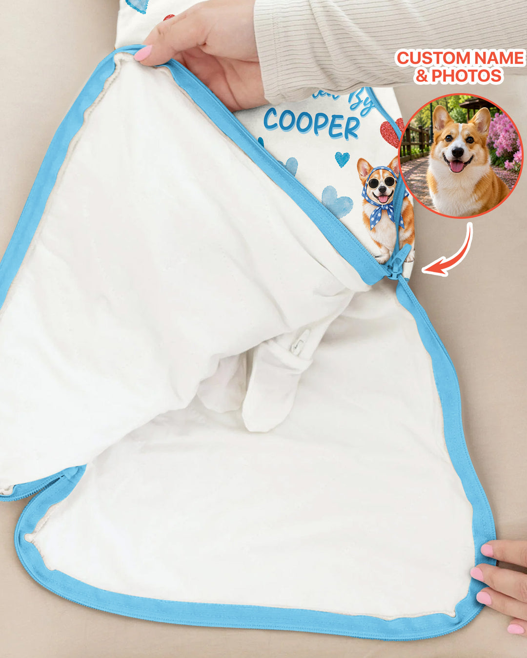 Pink Glam Dog Bamboo Sleep Bag
