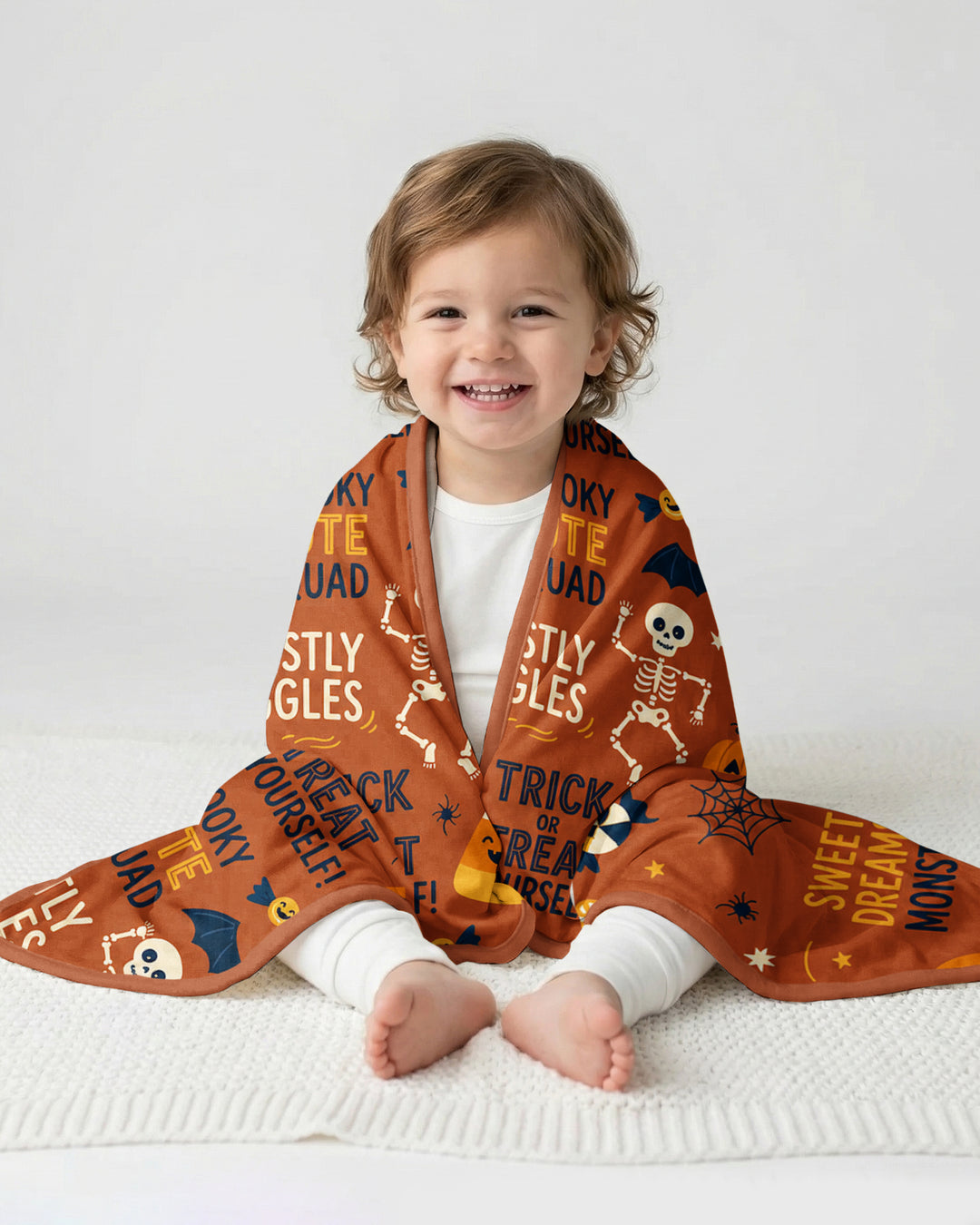 Ghostly Giggle Squad Bamboo Blanket