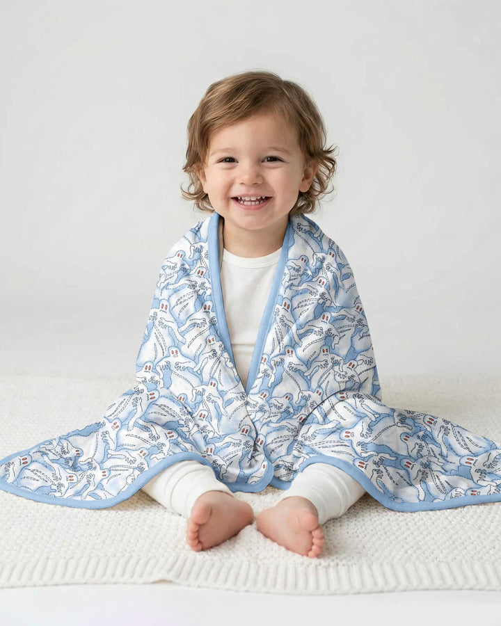 Ghostly Threads Bamboo Blanket