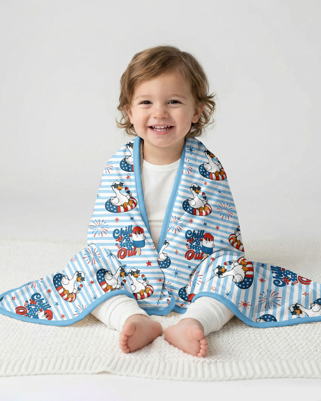 Chill the Fourth Out Bamboo Blanket