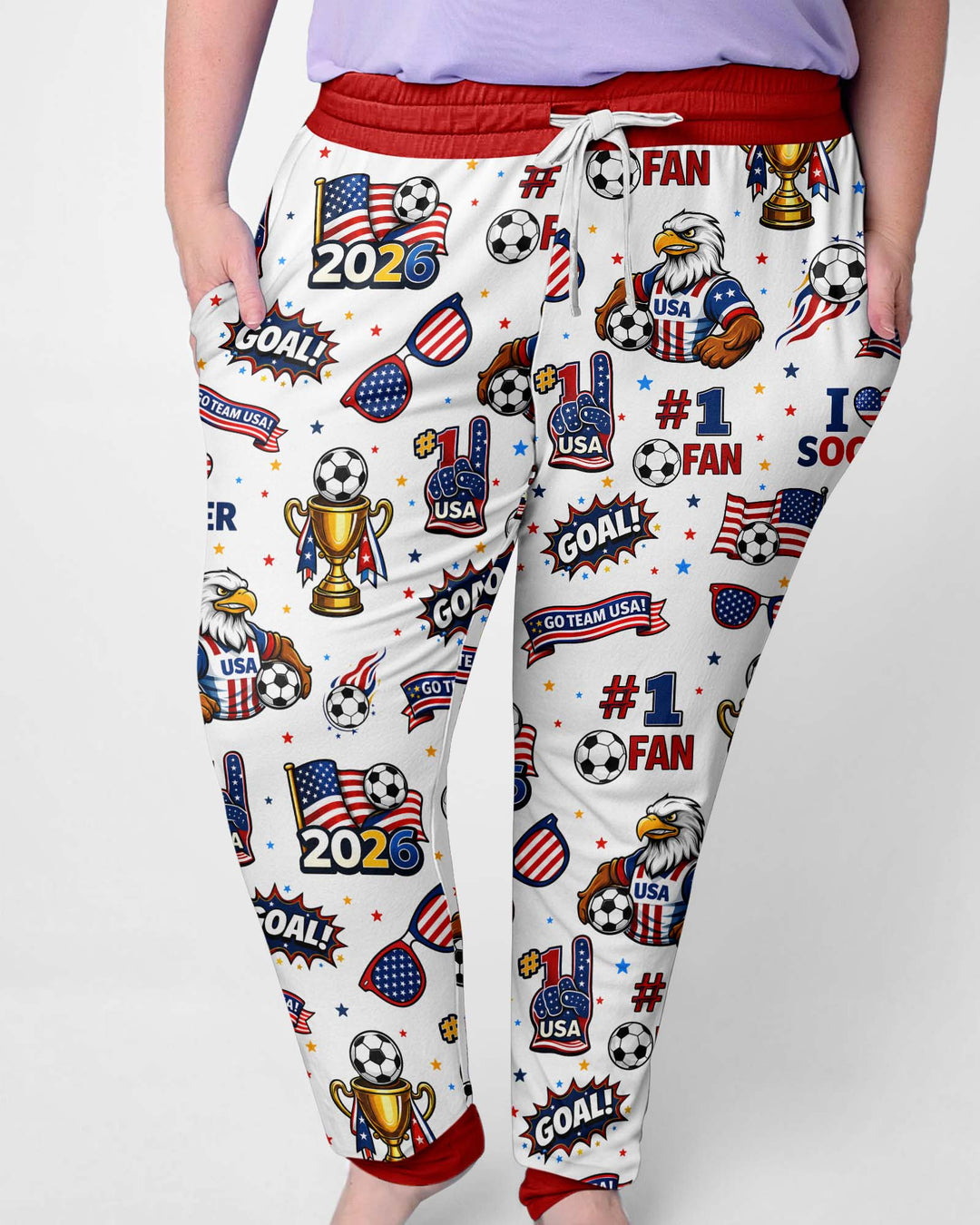 USA Soccer 2026 Party Bamboo Women Pajama Set