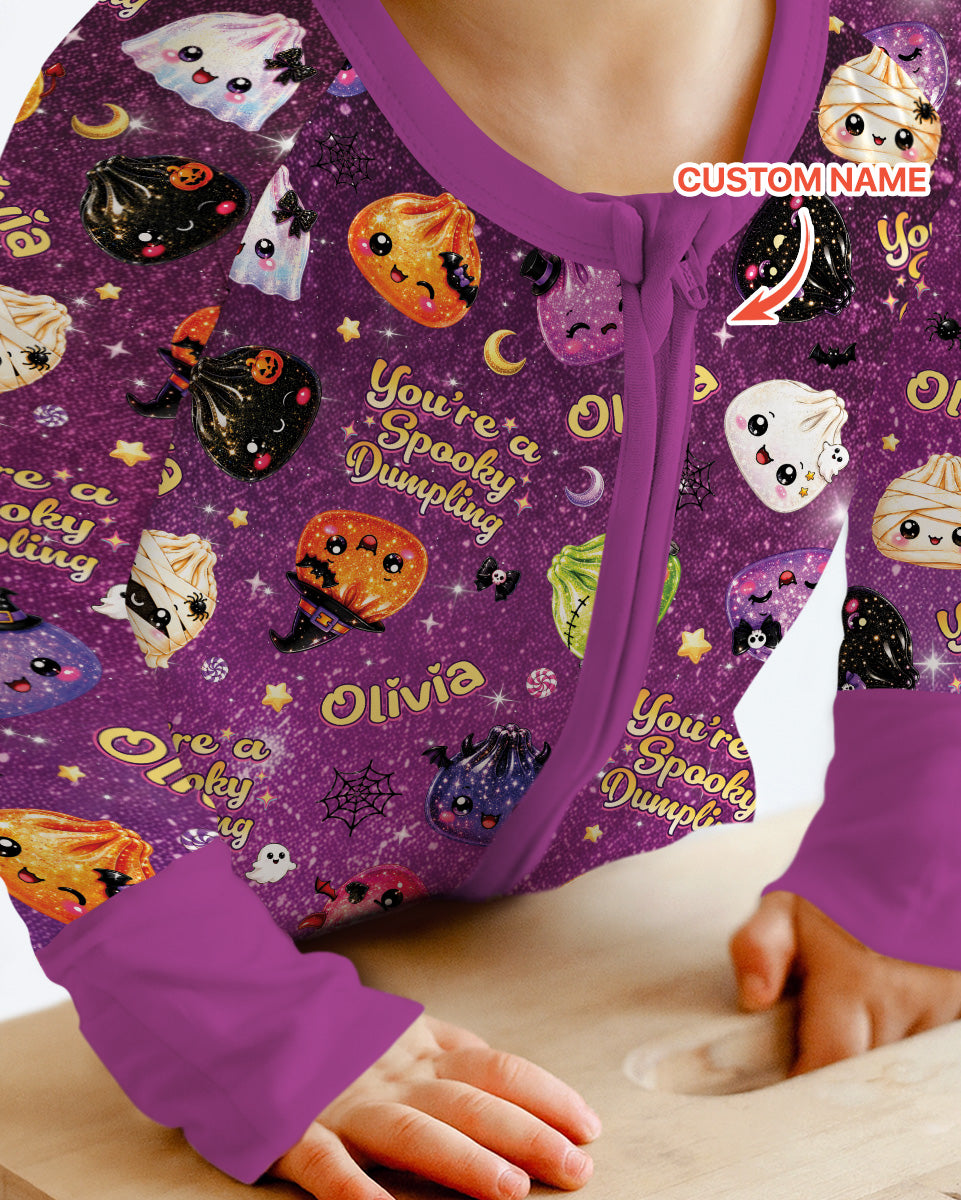 Custom Name You're A Spooky Dumpling Bamboo Convertible Zippy