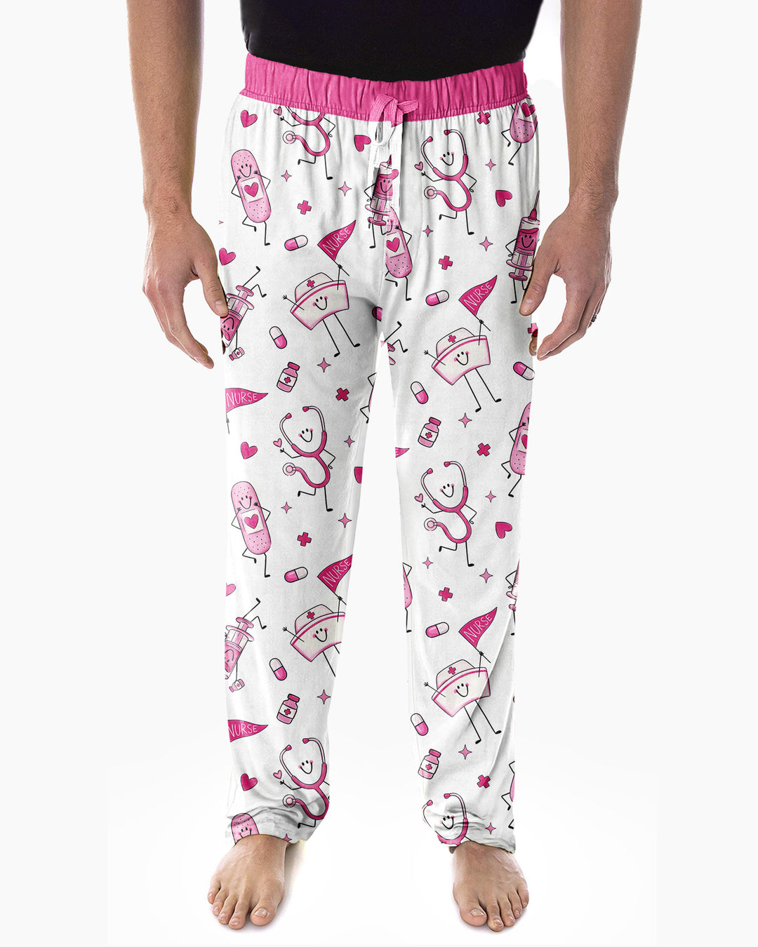 Cute Nurse Crew Bamboo Men's Pajama Set