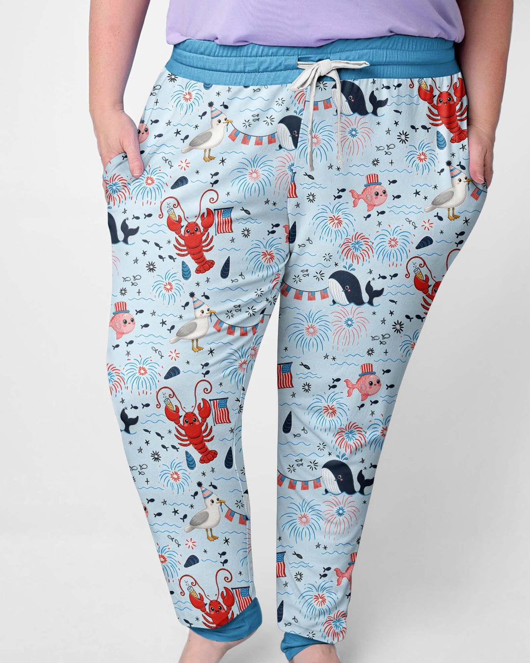 Celebrate 4th of July Family Matching Bamboo Women Pajama Set