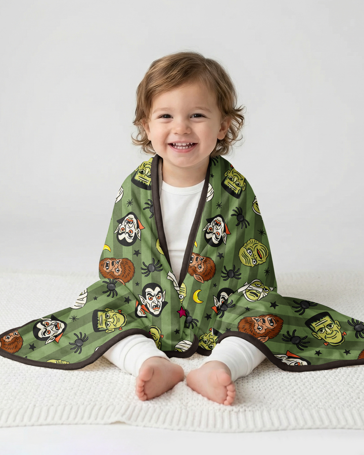 Creepy Crew Family Matching Bamboo Blanket