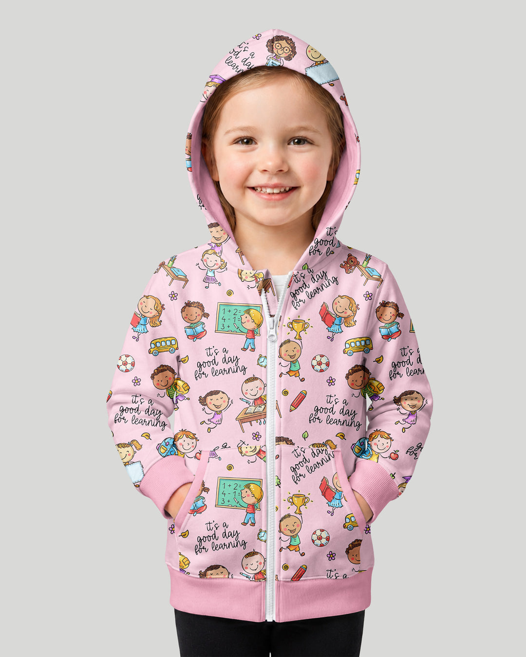 Little Learners Adventure Bamboo Zip Hoodie