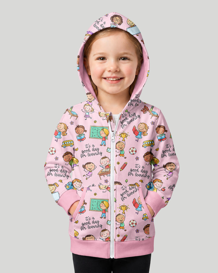 Little Learners Adventure Bamboo Zip Hoodie