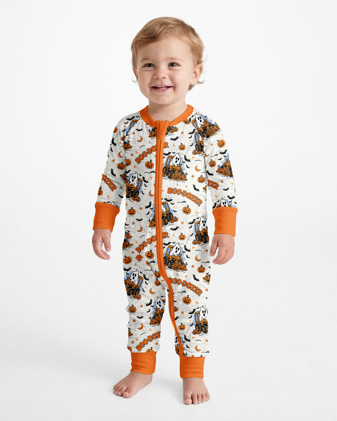 Boo-dozer Halloween Bamboo Convertible Zippy