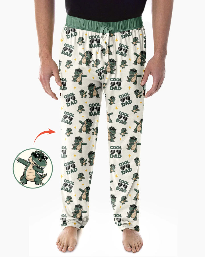 Cool Dino Daddy & Me Matching Bamboo Men's Pajama Set