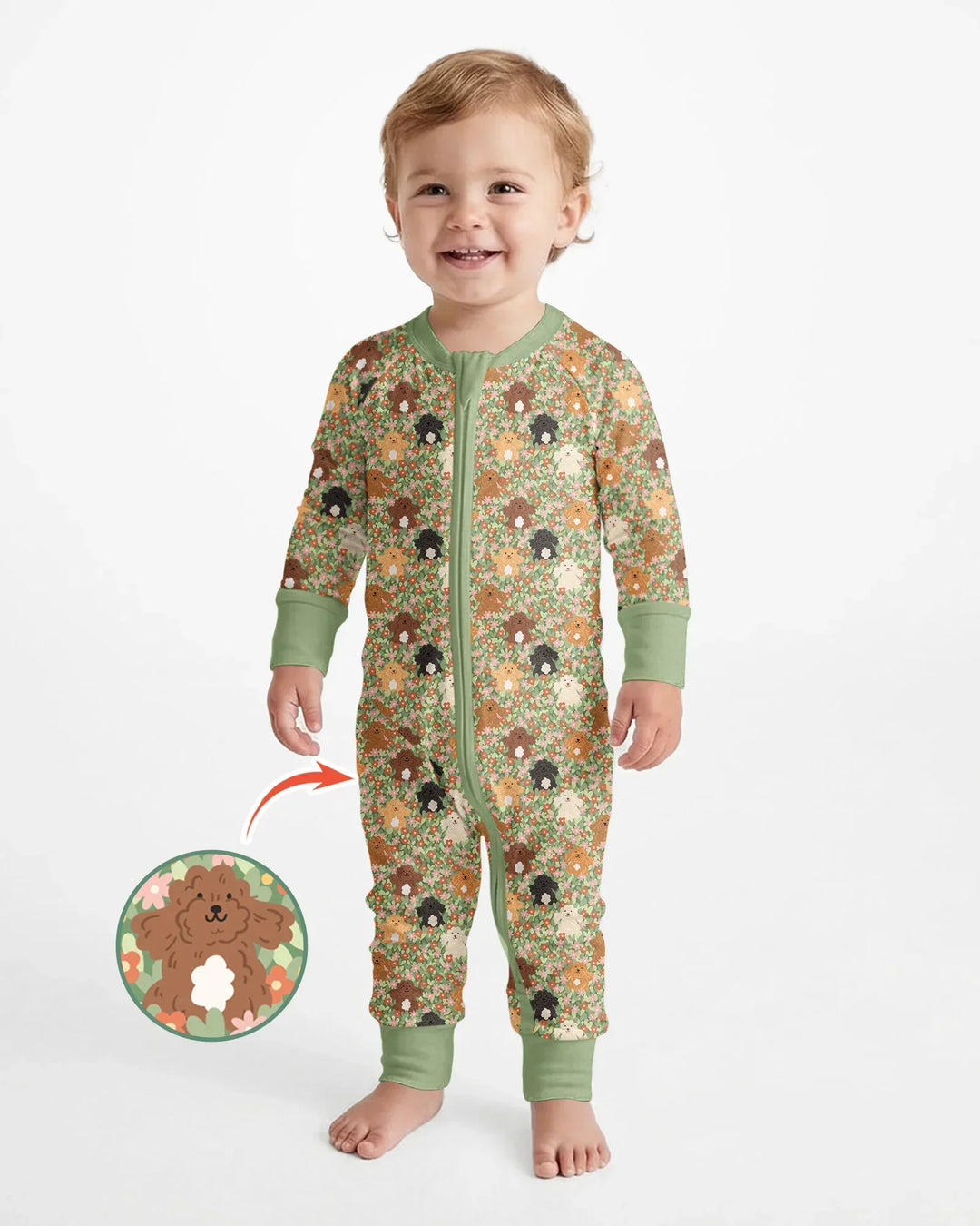 Puppy Garden Family Matching Bamboo Convertible Zippy