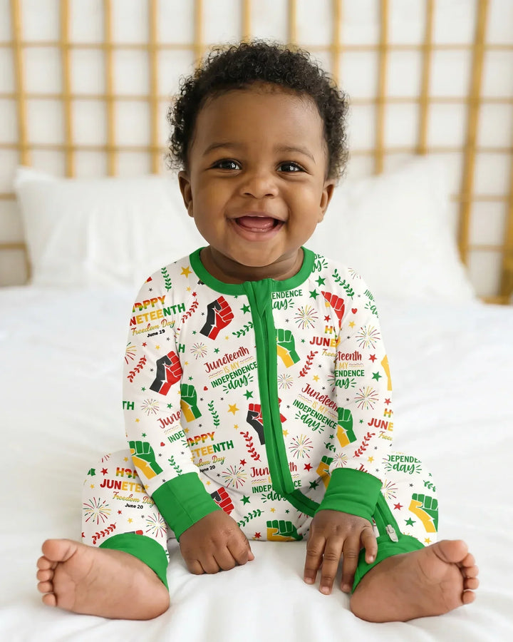 Happy Juneteenth Freedom Day Bamboo Convertible Zippy