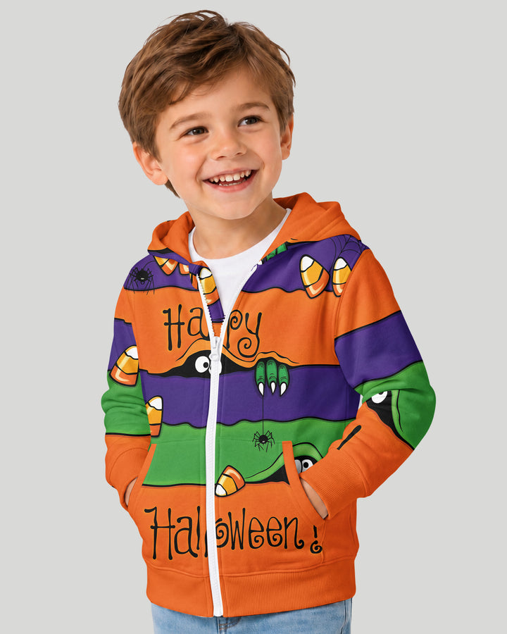 Happy Halloween Bamboo Zip Hoodie
