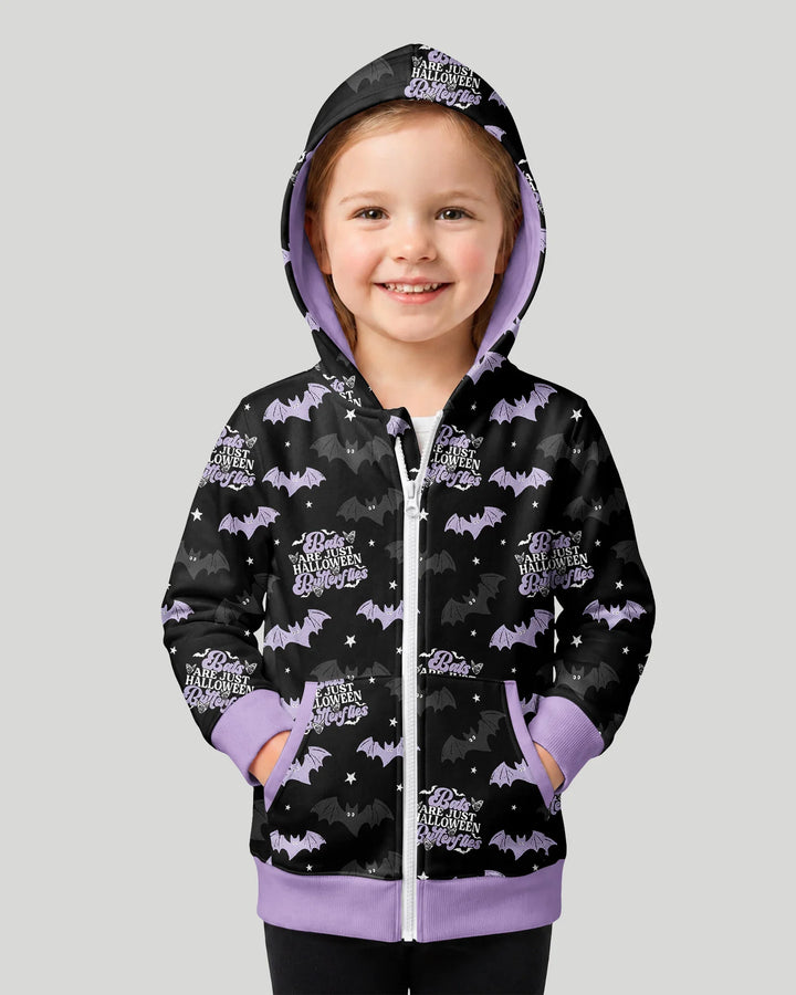 Halloween Butterflies Bamboo Zip Hoodie