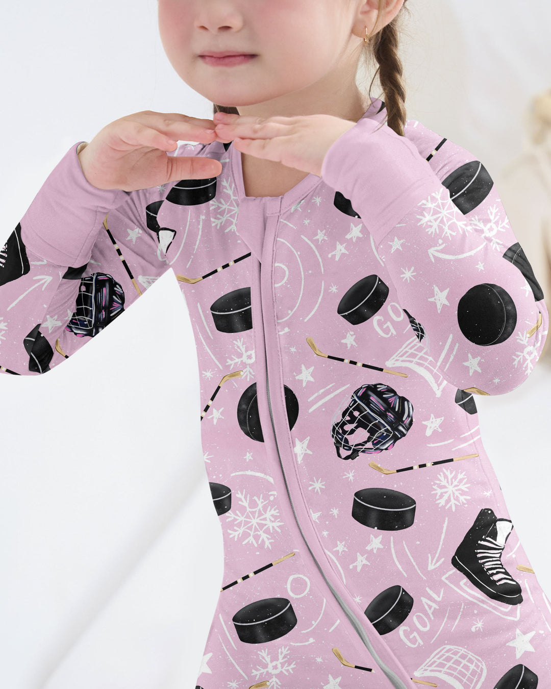 Little Hockey Fan Bamboo Convertible Zippy